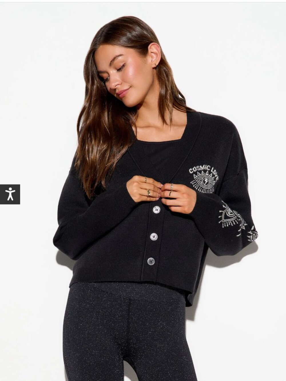 Spiritual Gangster Cosmic Love Delaney Cardigan